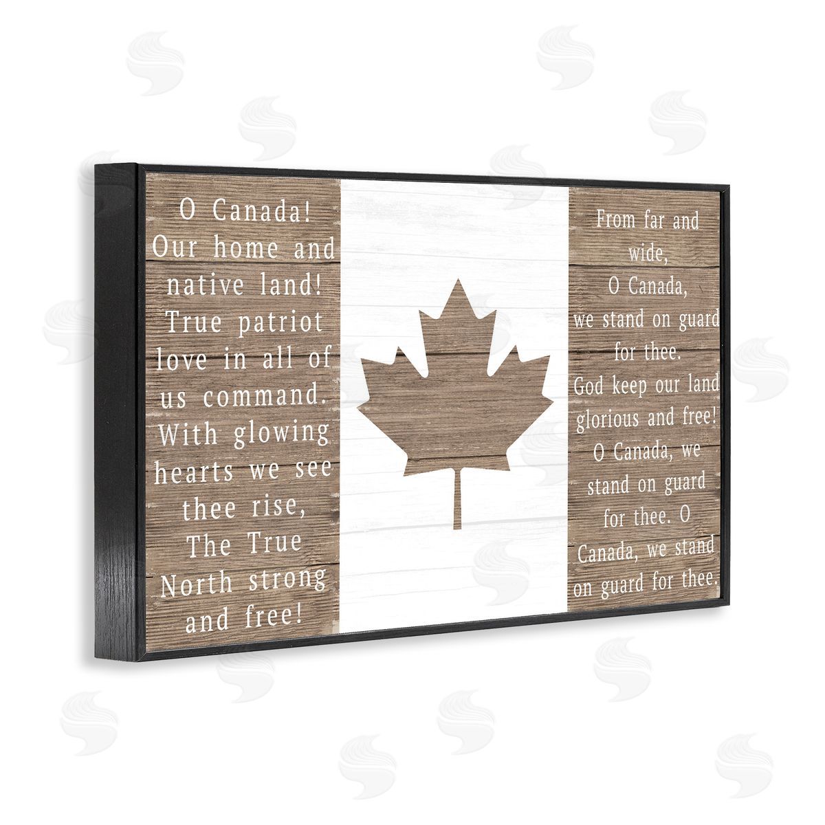 Lil' Rue O Canada Rustic Anthem Canvas Wall Art Print