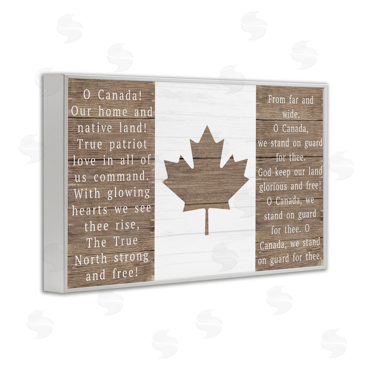 Lil' Rue O Canada Rustic Anthem Canvas Wall Art Print