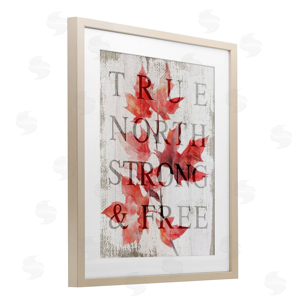 Lil' Rue True North Strong & Free Canvas Wall Art Print