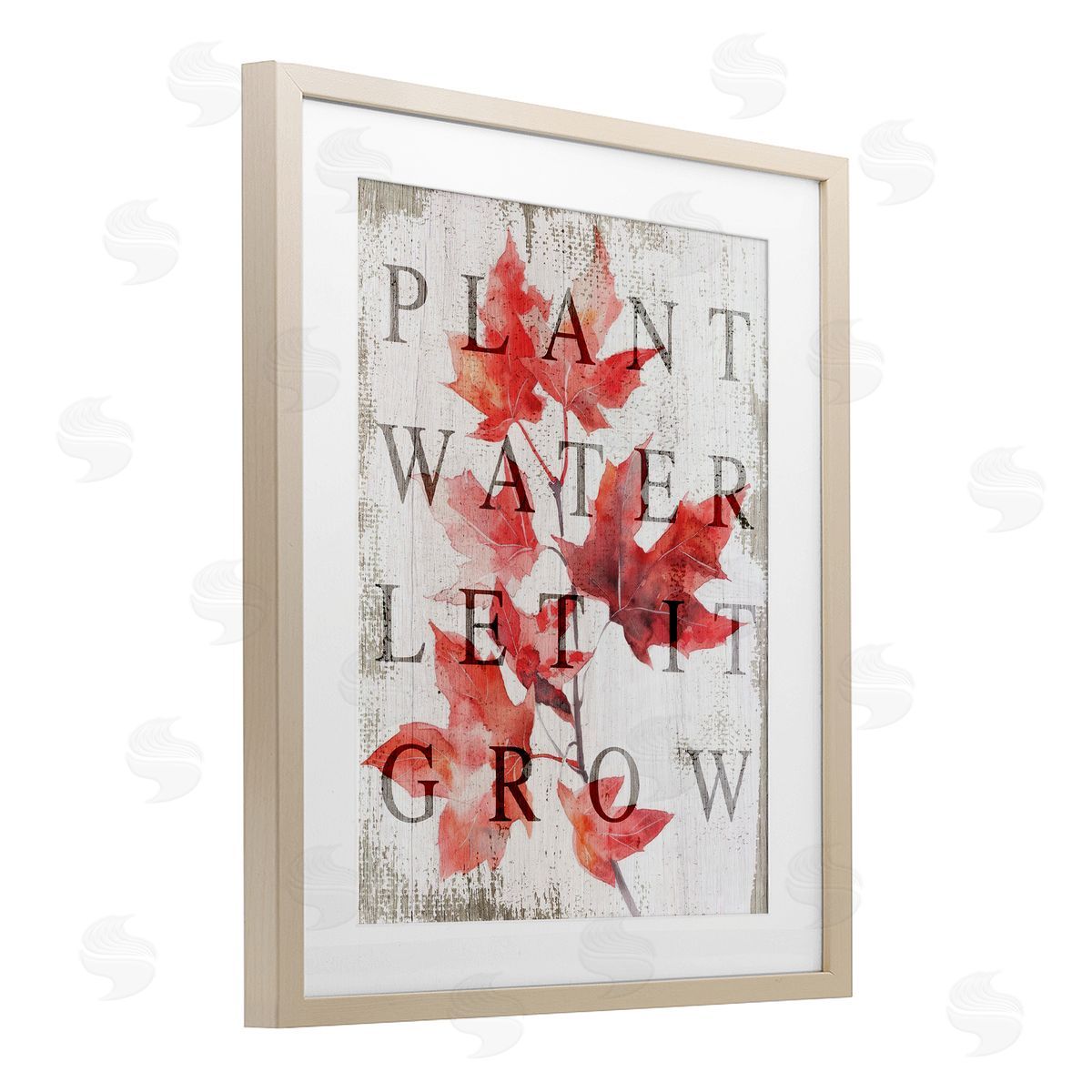 Lil' Rue Plant Water Let It Grow Canvas Wall Art Print