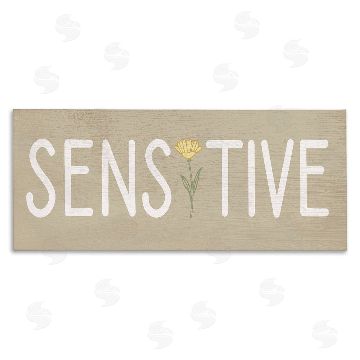 Lil' Rue Sensitive Cottage Floral Canvas Wall Art Print