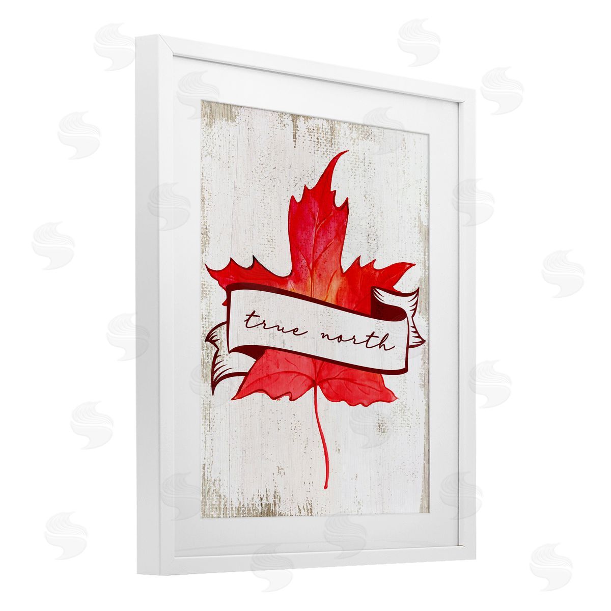 Lil' Rue True North Maple Leaf Canvas Wall Art Print