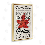 Lil' Rue | Canada Porch Rules with Leaf
