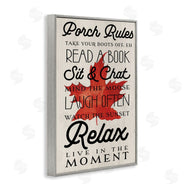 Lil' Rue | Canada Porch Rules with Leaf