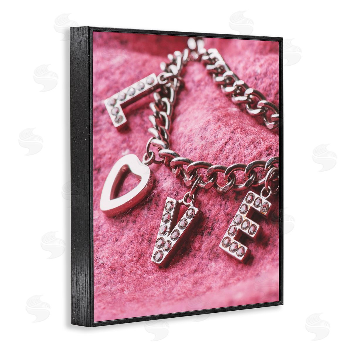 Lil' Rue Glam Love Charm Bracelet Canvas Wall Art Print
