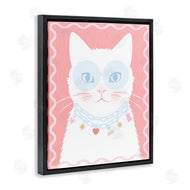 Lil' Rue | Pastel Cat with Necklace