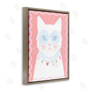 Lil' Rue | Pastel Cat with Necklace