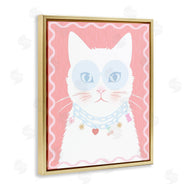 Lil' Rue | Pastel Cat with Necklace