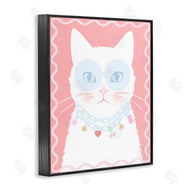 Lil' Rue | Pastel Cat with Necklace