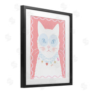 Lil' Rue | Pastel Cat with Necklace