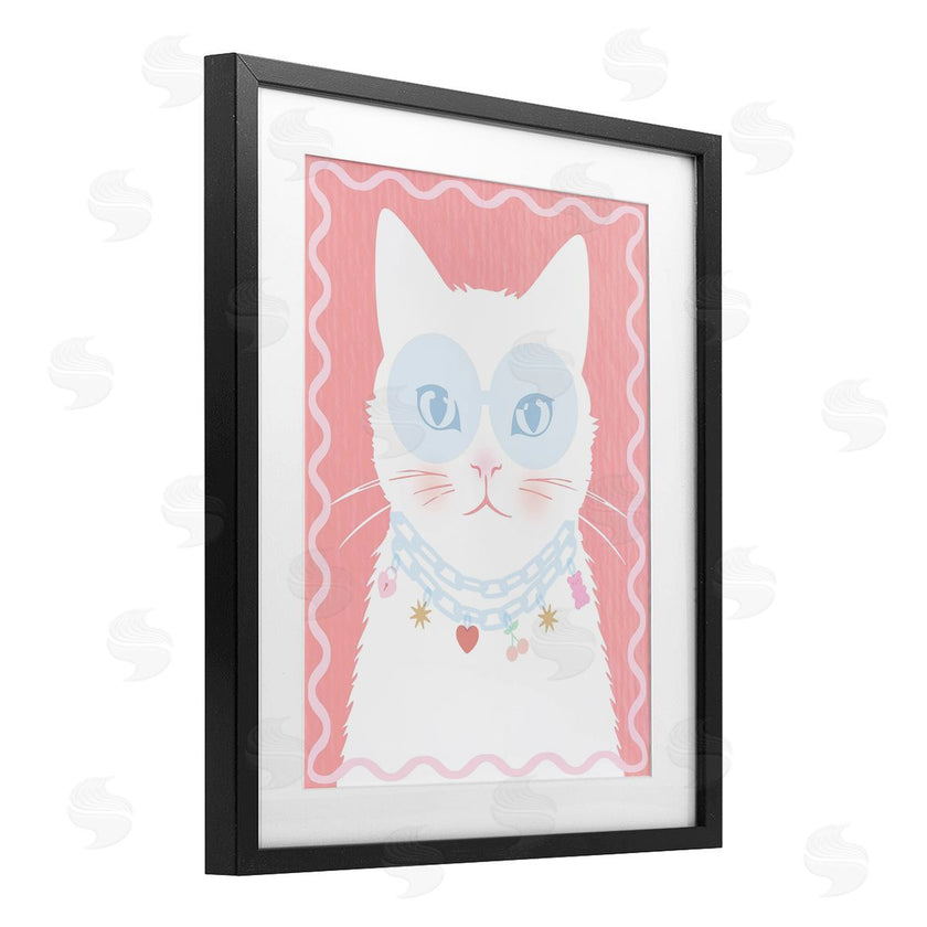 Lil' Rue | Pastel Cat with Necklace