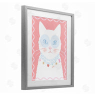 Lil' Rue | Pastel Cat with Necklace