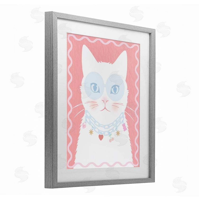 Lil' Rue | Pastel Cat with Necklace
