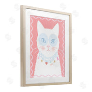 Lil' Rue | Pastel Cat with Necklace