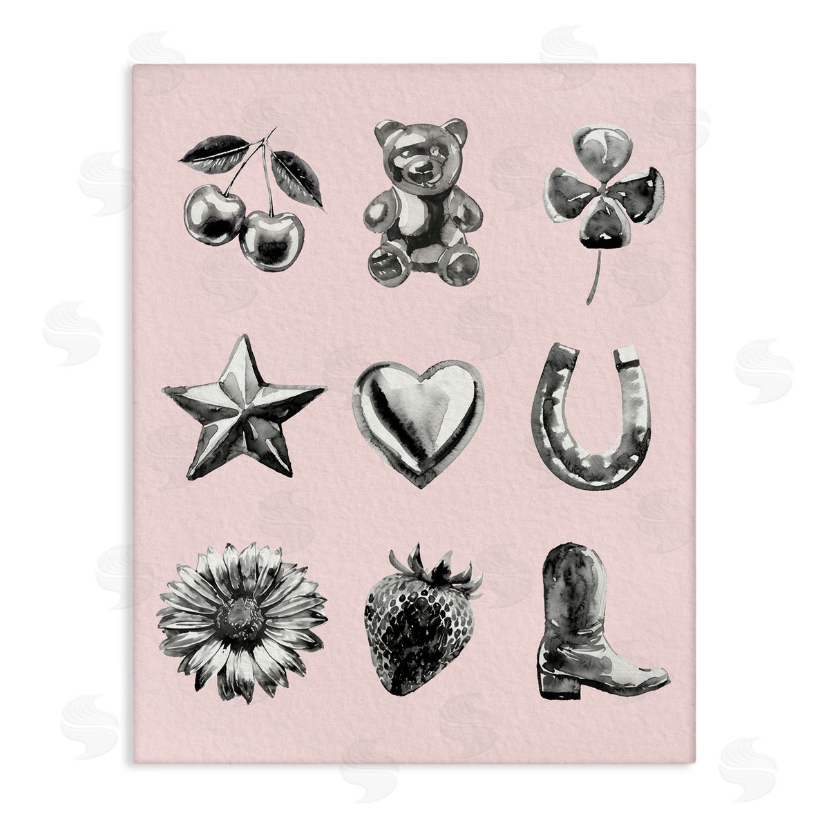 Lil' Rue Glam & Western Collection Canvas Wall Art Print