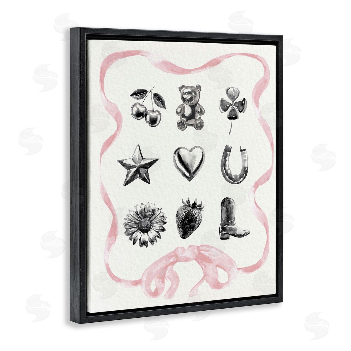 Lil' Rue Girly Glam Western Collection Canvas Wall Art Print