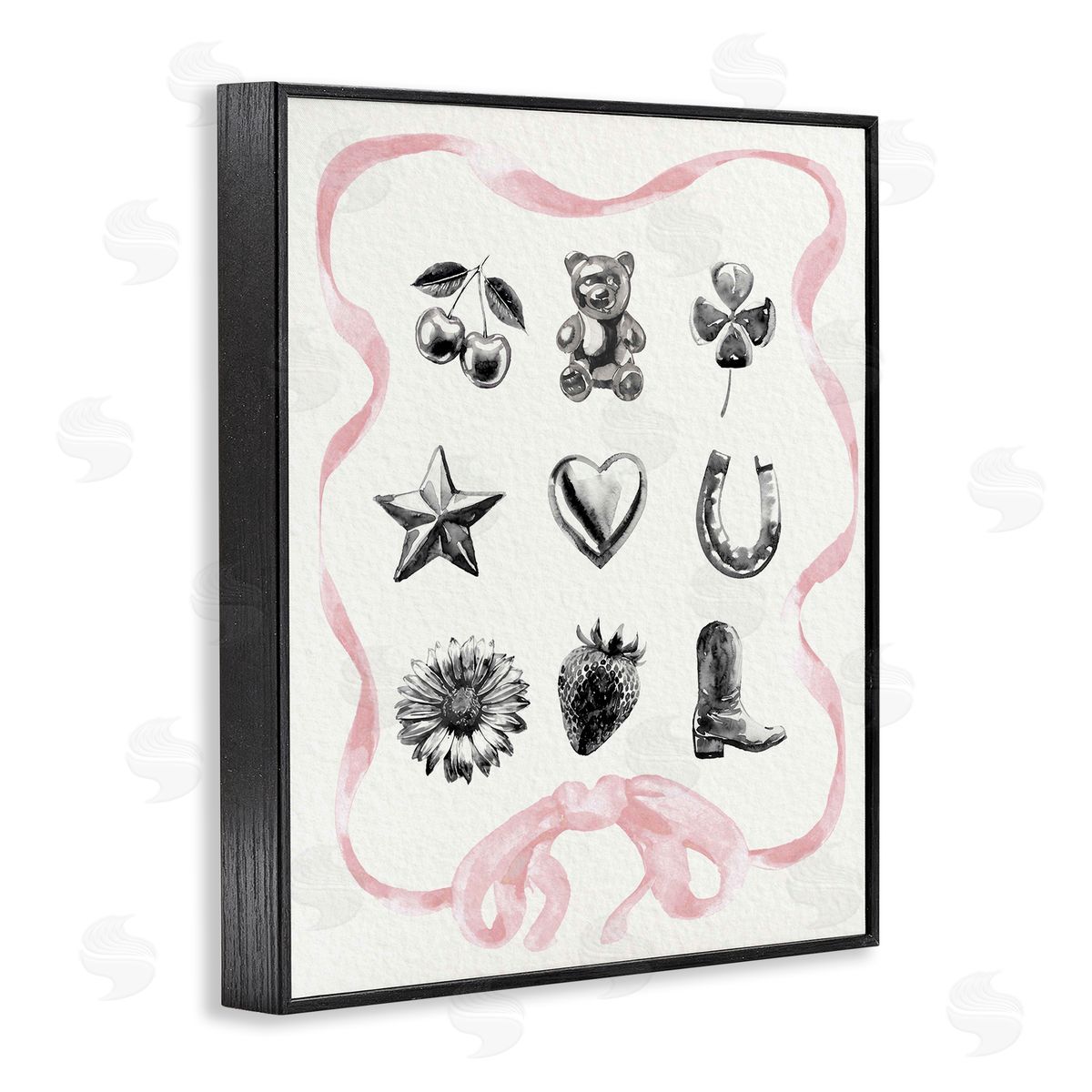 Lil' Rue Girly Glam Western Collection Canvas Wall Art Print