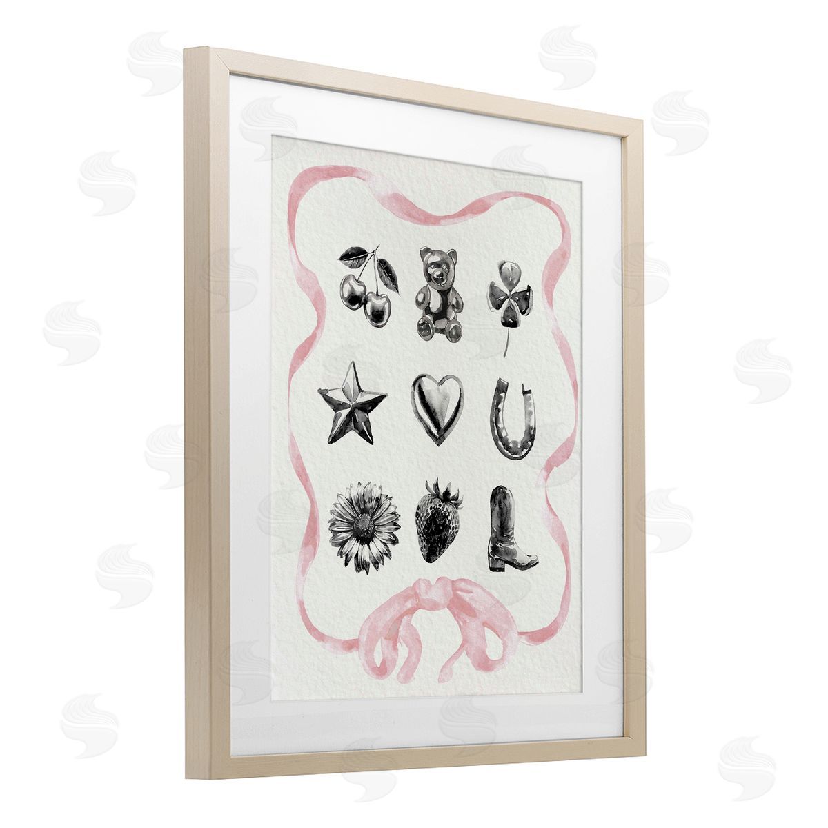 Lil' Rue Girly Glam Western Collection Canvas Wall Art Print