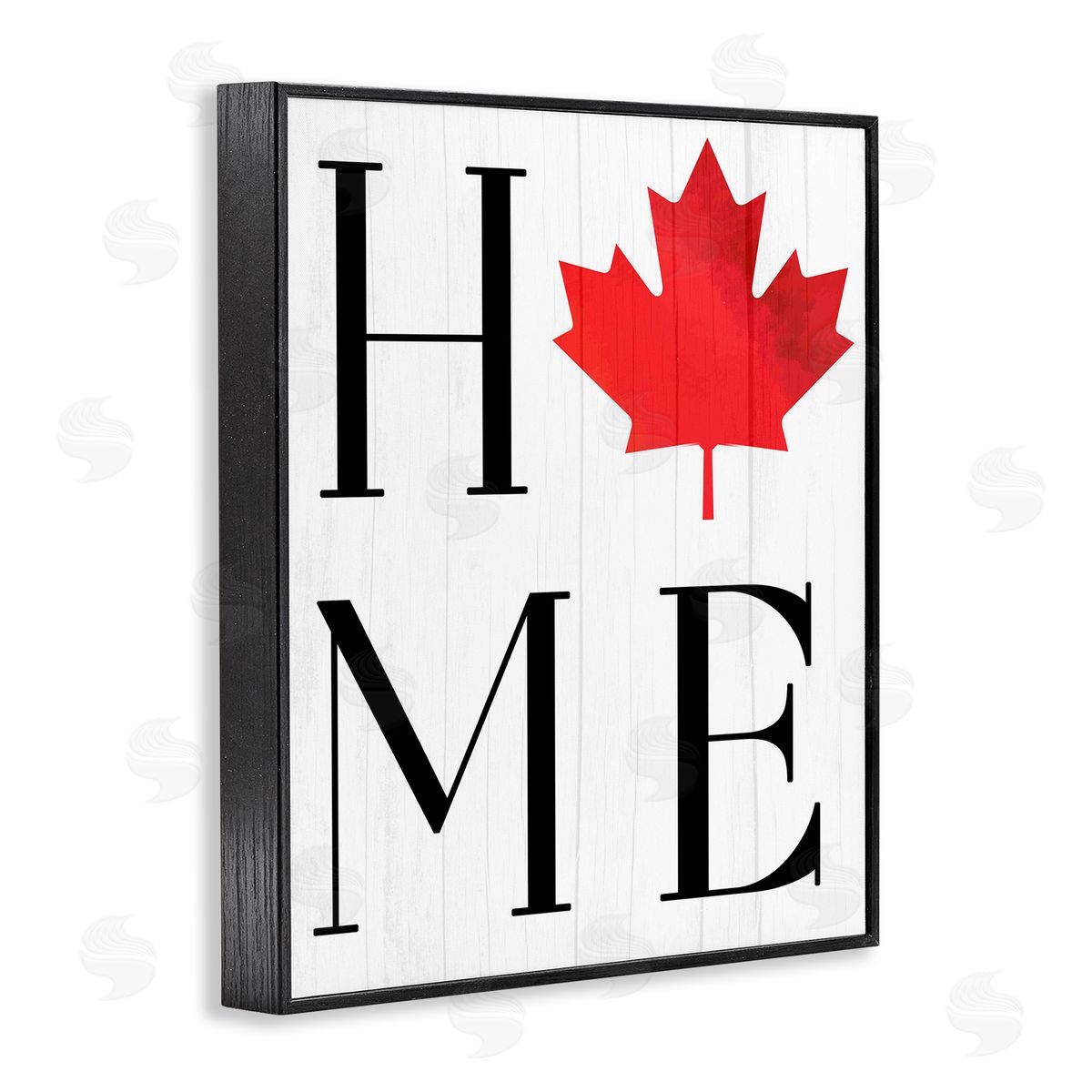 Lil' Rue Home with Maple Leaf Canvas Wall Art Print
