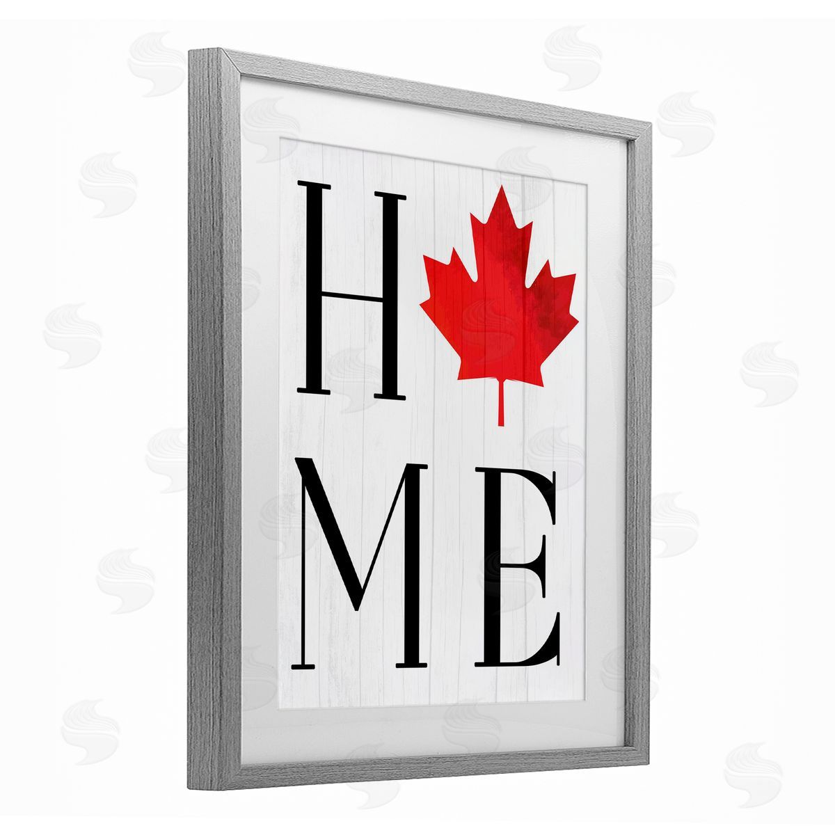 Lil' Rue Home with Maple Leaf Canvas Wall Art Print