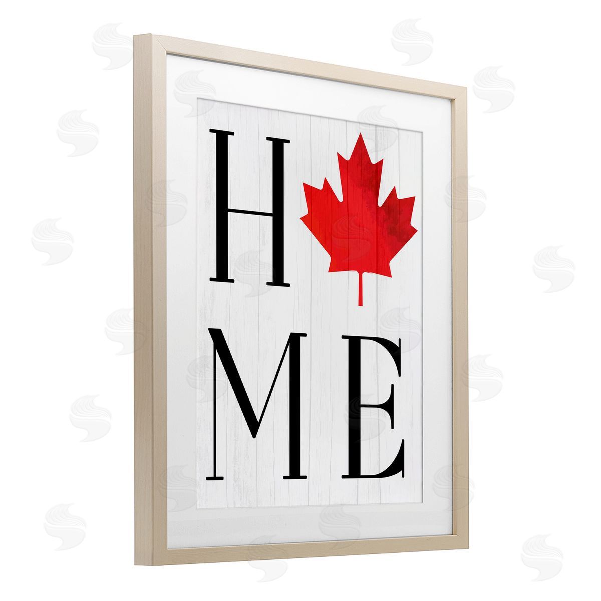 Lil' Rue Home with Maple Leaf Canvas Wall Art Print