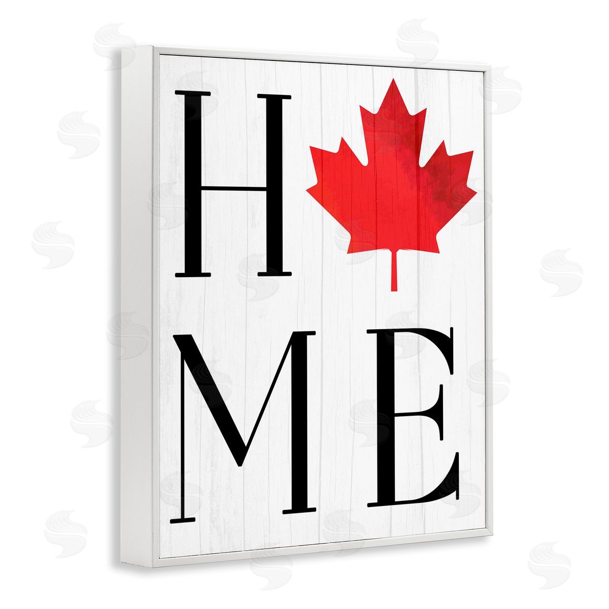 Lil' Rue Home with Maple Leaf Canvas Wall Art Print