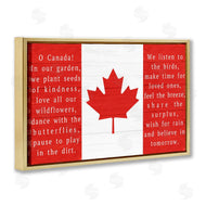 Lil' Rue | Red Canadian Anthem Flag