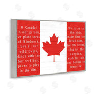 Lil' Rue | Red Canadian Anthem Flag