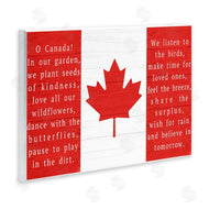 Lil' Rue | Red Canadian Anthem Flag