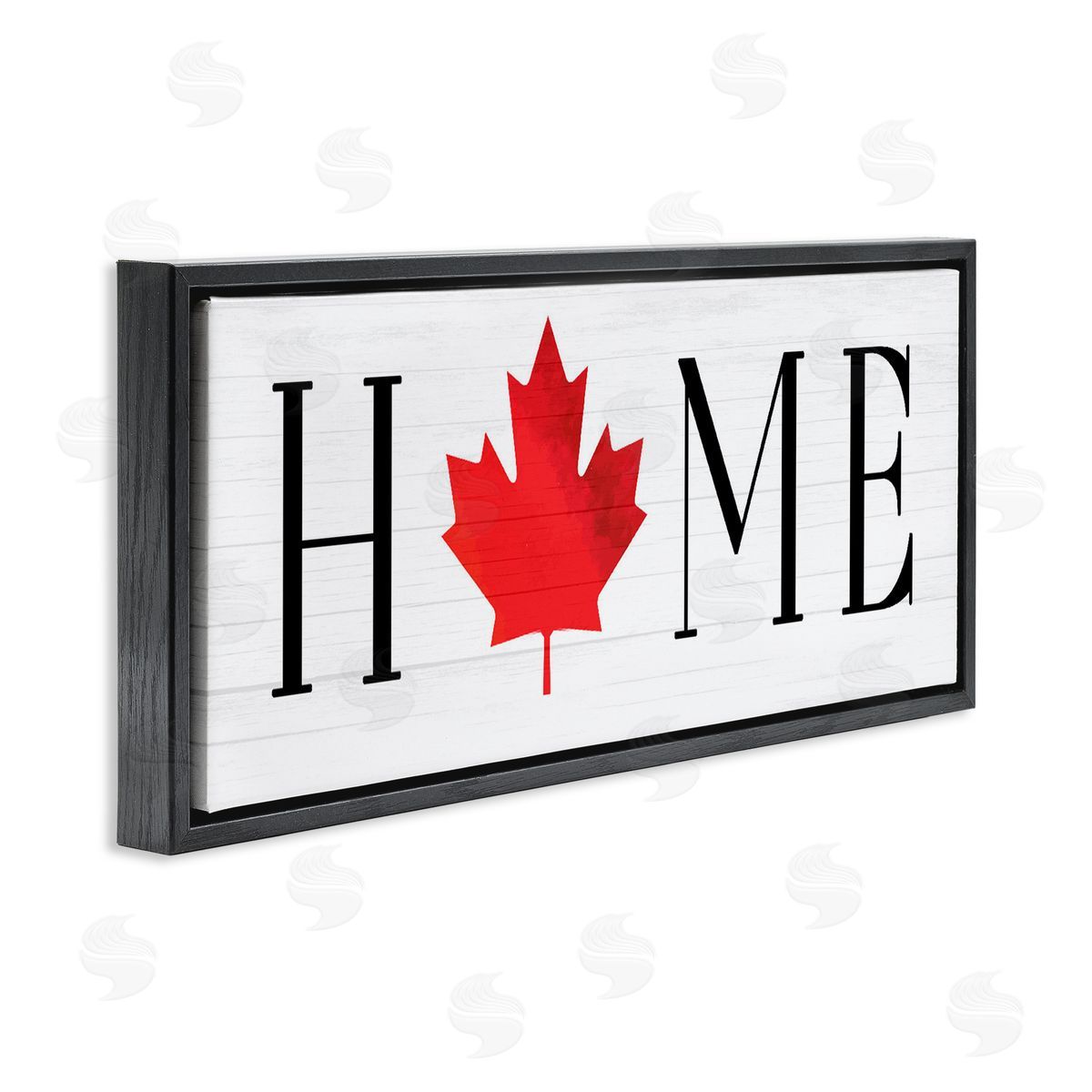 Lil' Rue Home Red Maple Leaf Canvas Wall Art Print