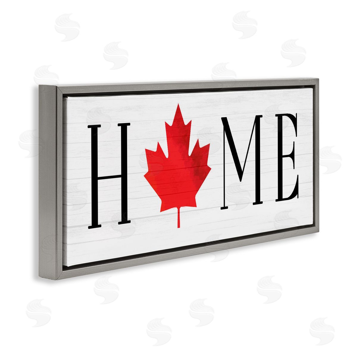 Lil' Rue Home Red Maple Leaf Canvas Wall Art Print
