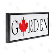 Lil' Rue | Garden with Red Maple Leaf