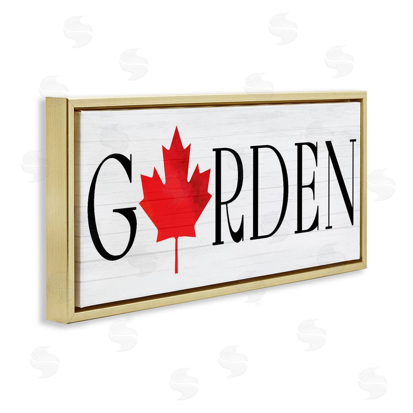 Lil' Rue | Garden with Red Maple Leaf