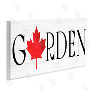 Lil' Rue | Garden with Red Maple Leaf