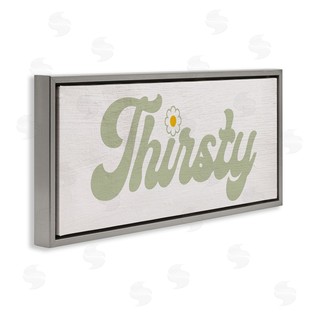 Lil' Rue Groovy Thirsty Phrase Canvas Wall Art Print