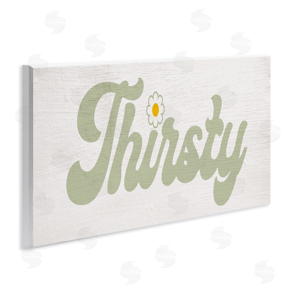 Lil' Rue Groovy Thirsty Phrase Canvas Wall Art Print