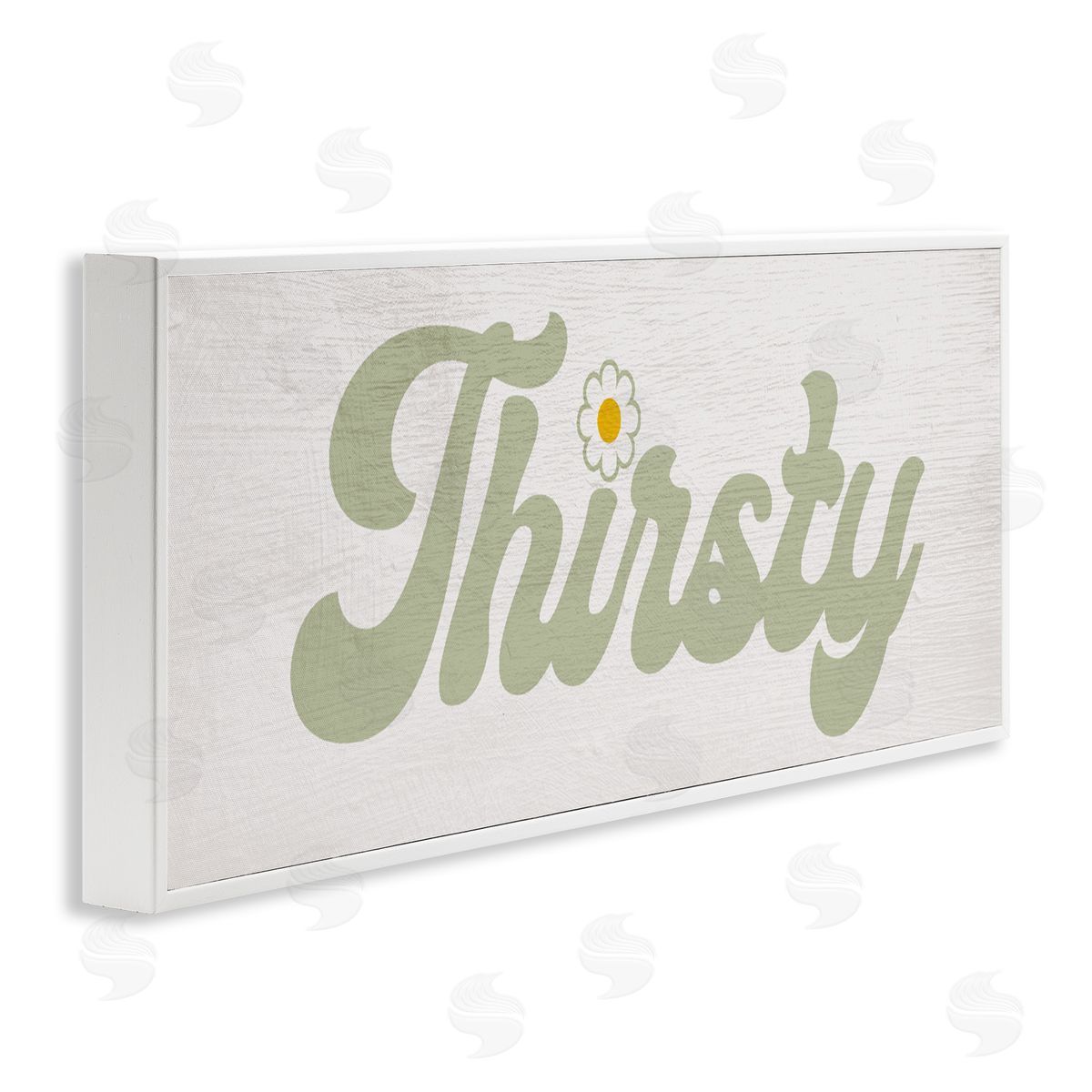 Lil' Rue Groovy Thirsty Phrase Canvas Wall Art Print