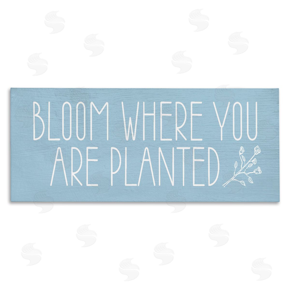 Lil' Rue Bloom Where You Are Planted Canvas Wall Art Print