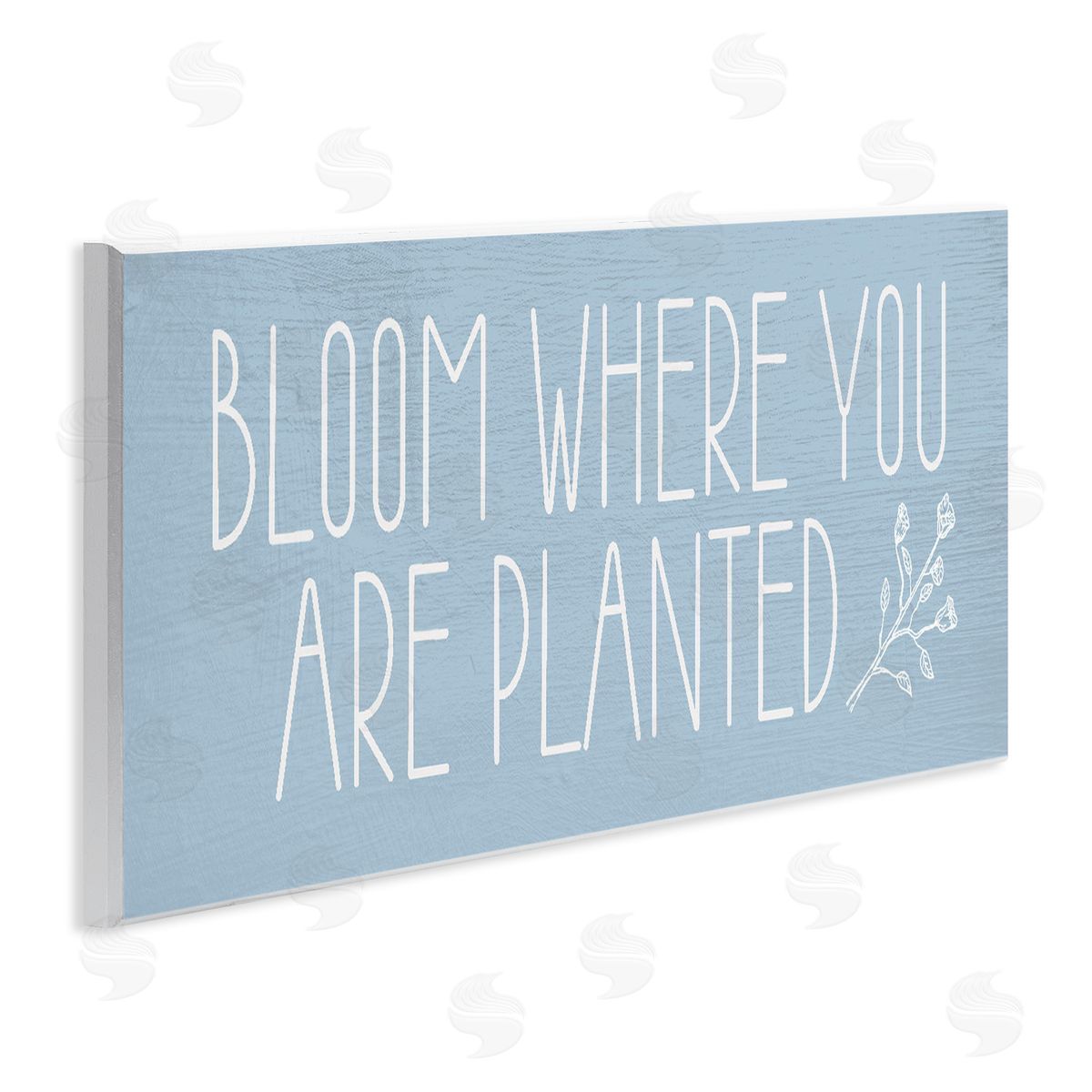 Lil' Rue Bloom Where You Are Planted Canvas Wall Art Print