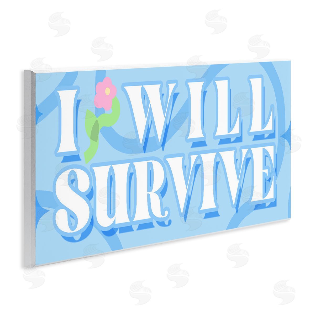 Lil' Rue Groovy I Will Survive Canvas Wall Art Print