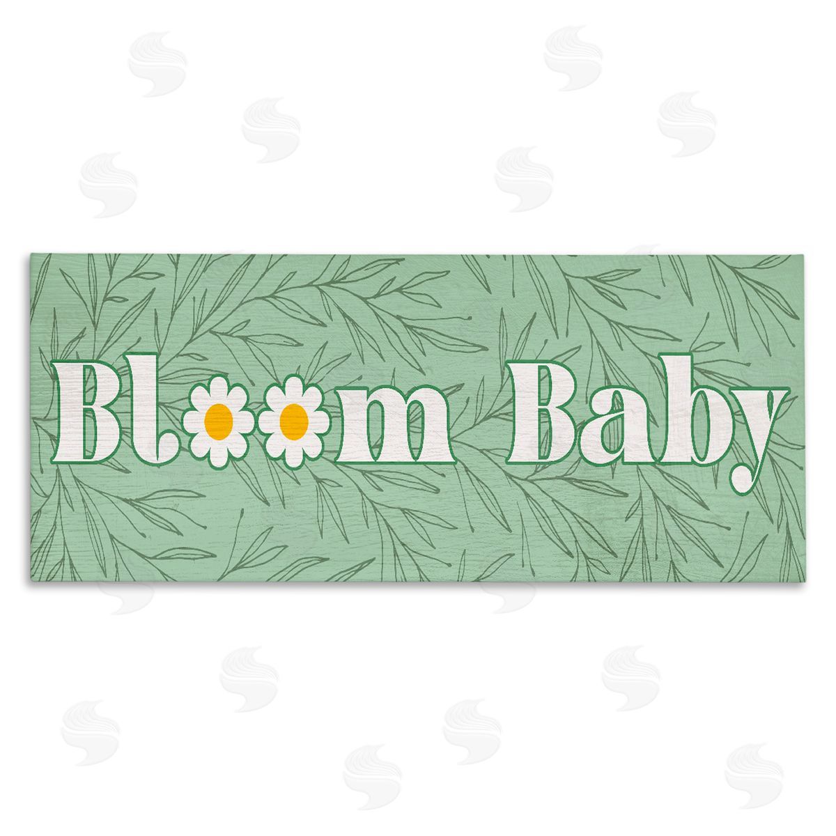Lil' Rue Groovy Bloom Baby Canvas Wall Art Print