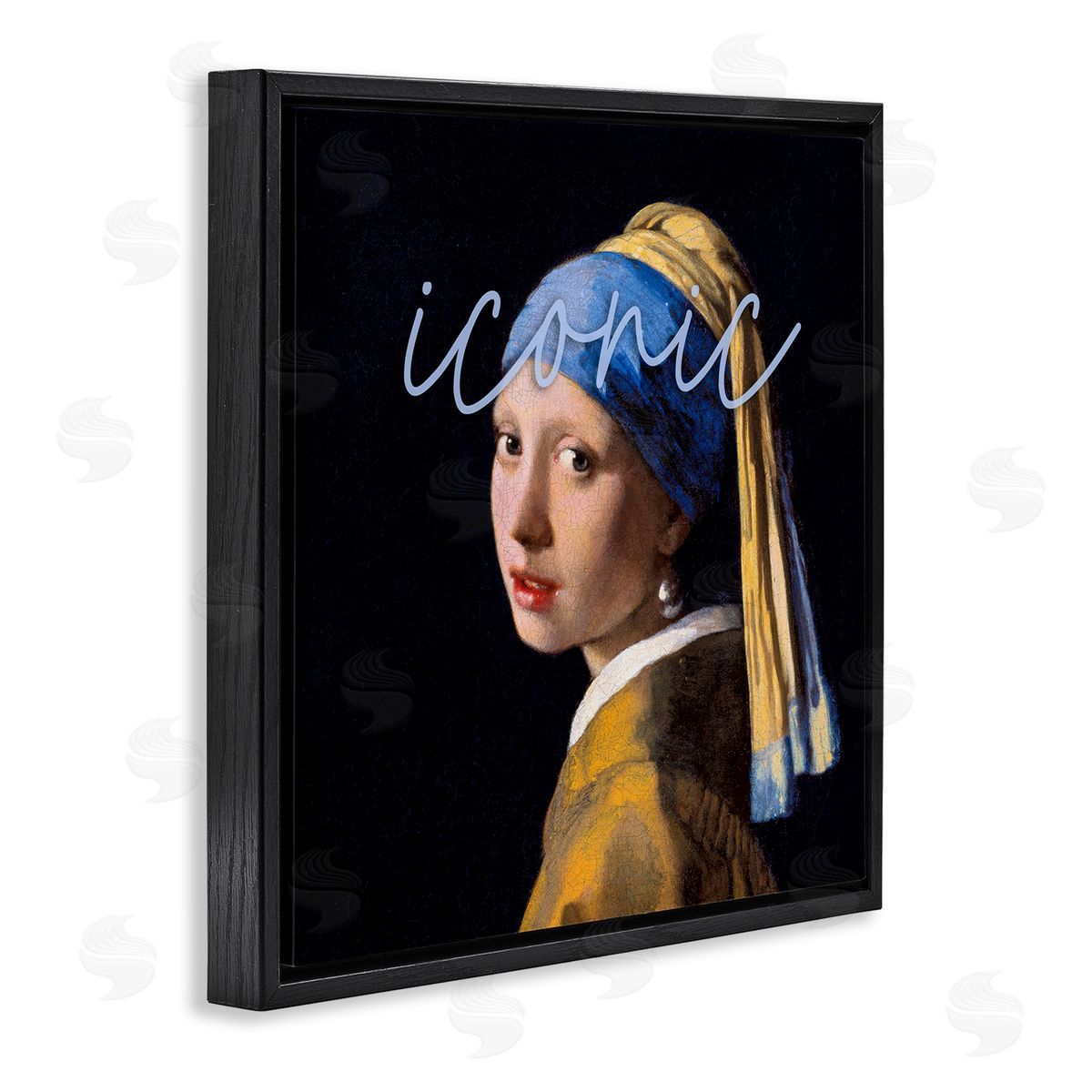 Sophie 6 Iconic Pear Earring Girl Canvas Wall Art Print