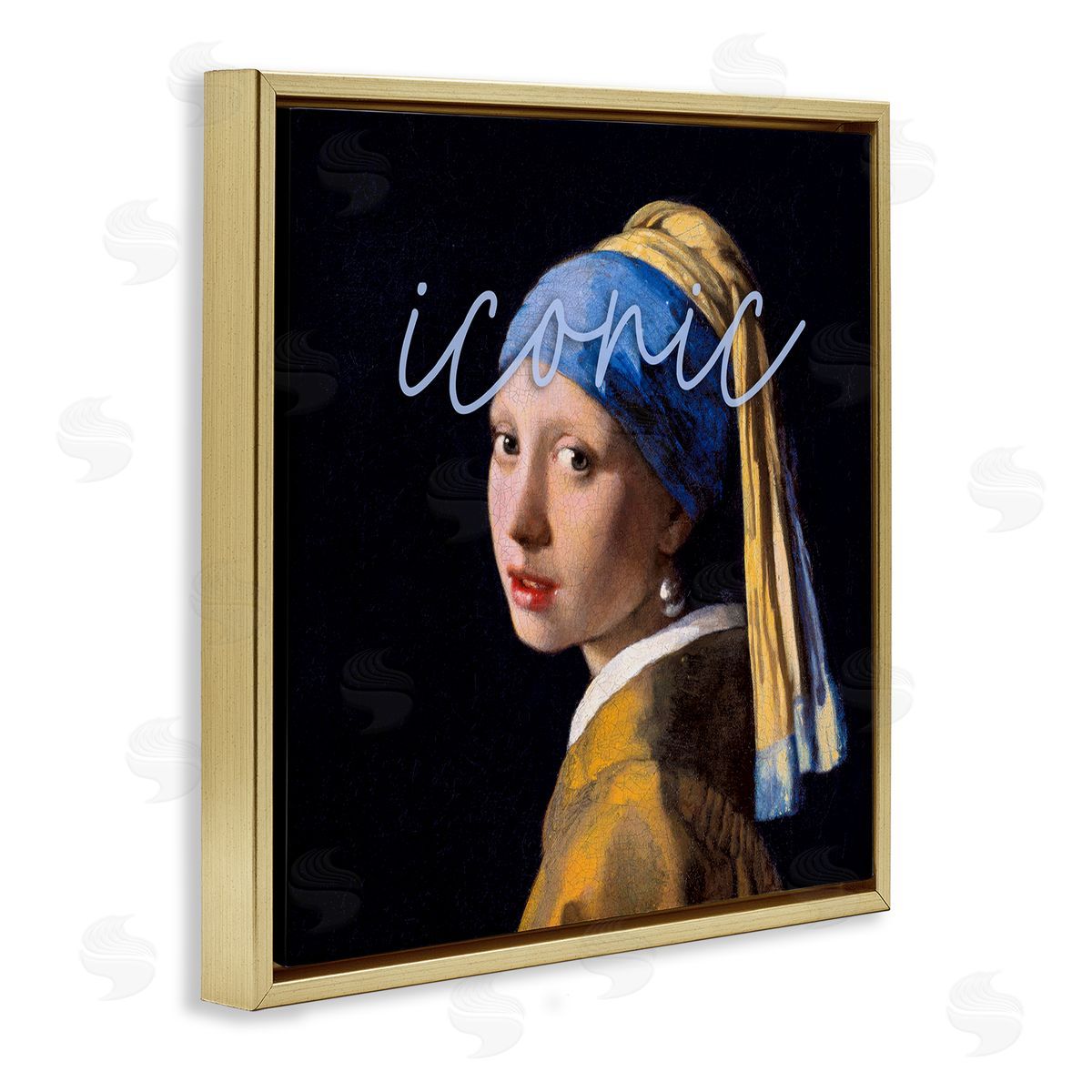 Sophie 6 Iconic Pear Earring Girl Canvas Wall Art Print