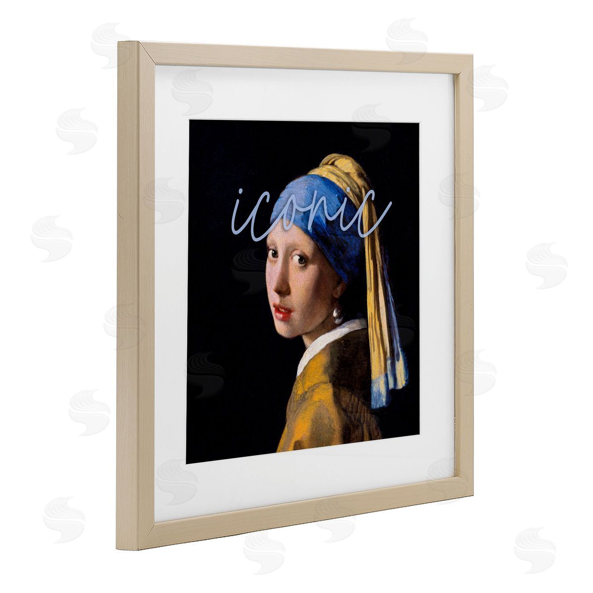 Sophie 6 Iconic Pear Earring Girl Canvas Wall Art Print