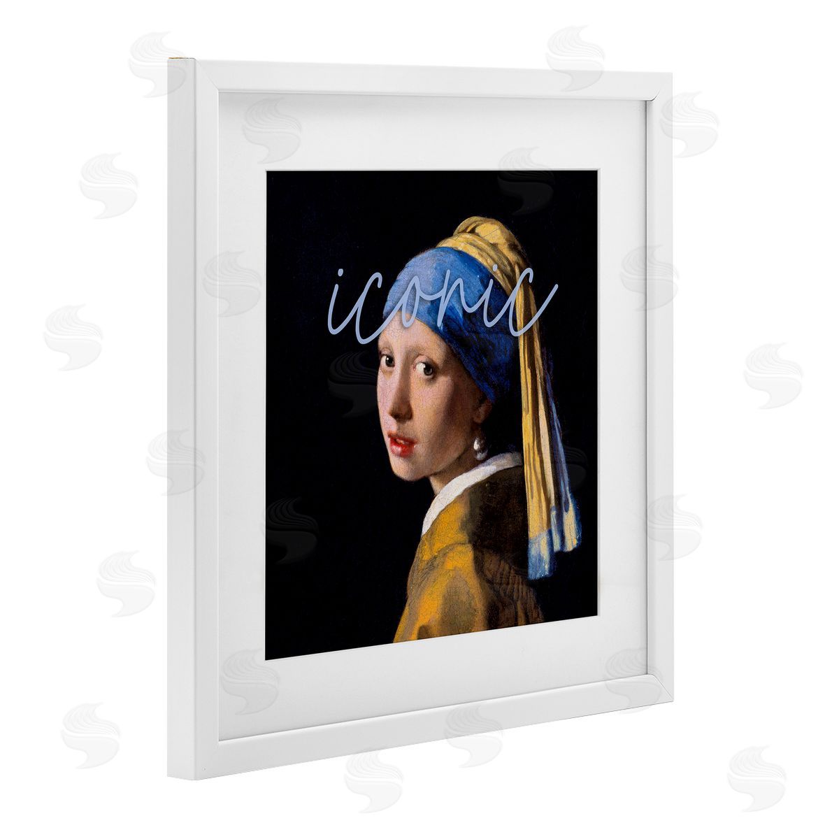 Sophie 6 Iconic Pear Earring Girl Canvas Wall Art Print