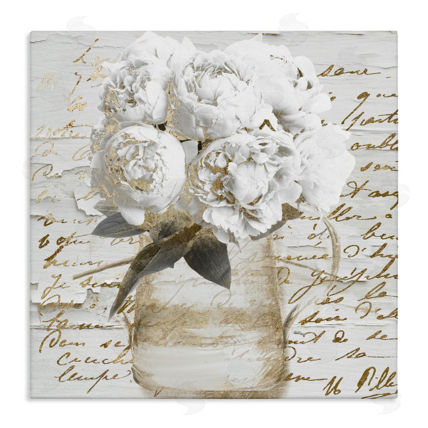 Sophie 6 | Peonies with Vintage Script