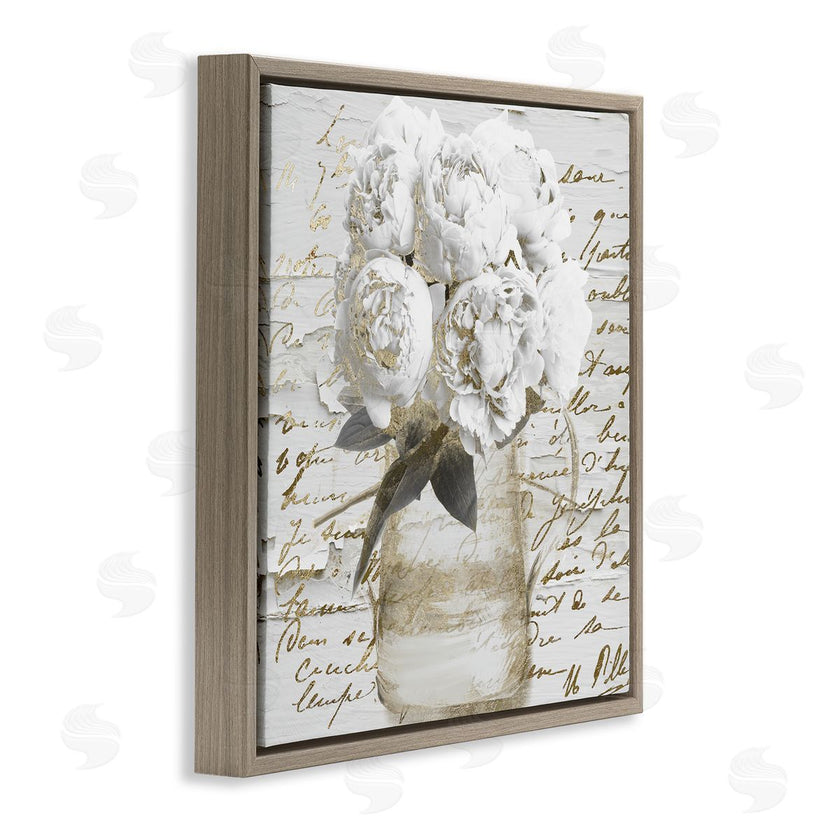 Sophie 6 | Peonies with Vintage Script