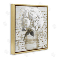 Sophie 6 | Peonies with Vintage Script