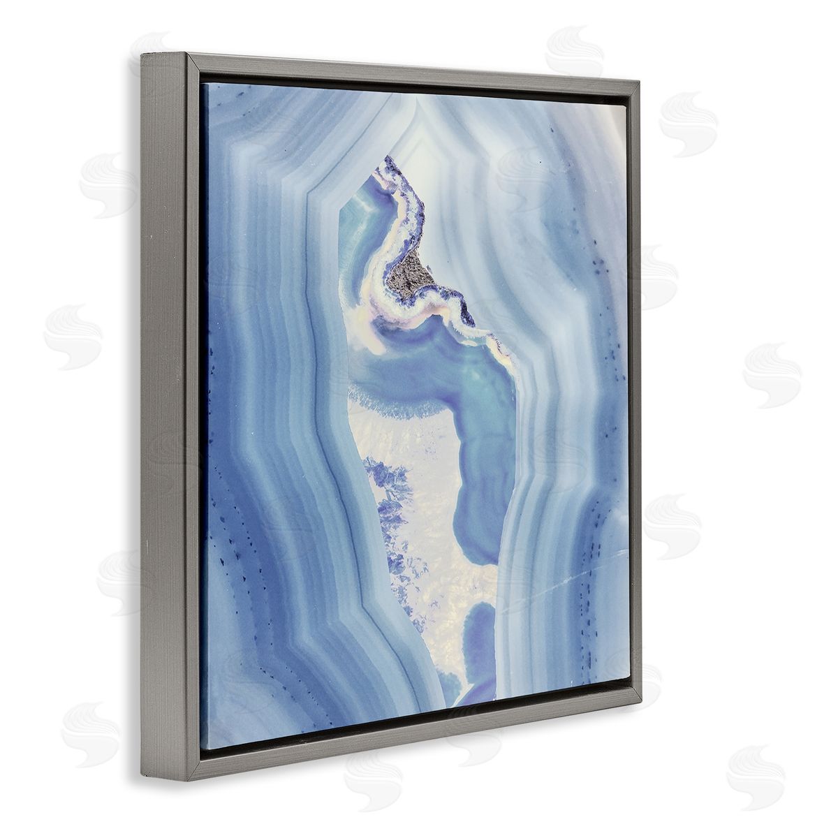 Sophie 6 Bound In Blue Geode Canvas Wall Art Print