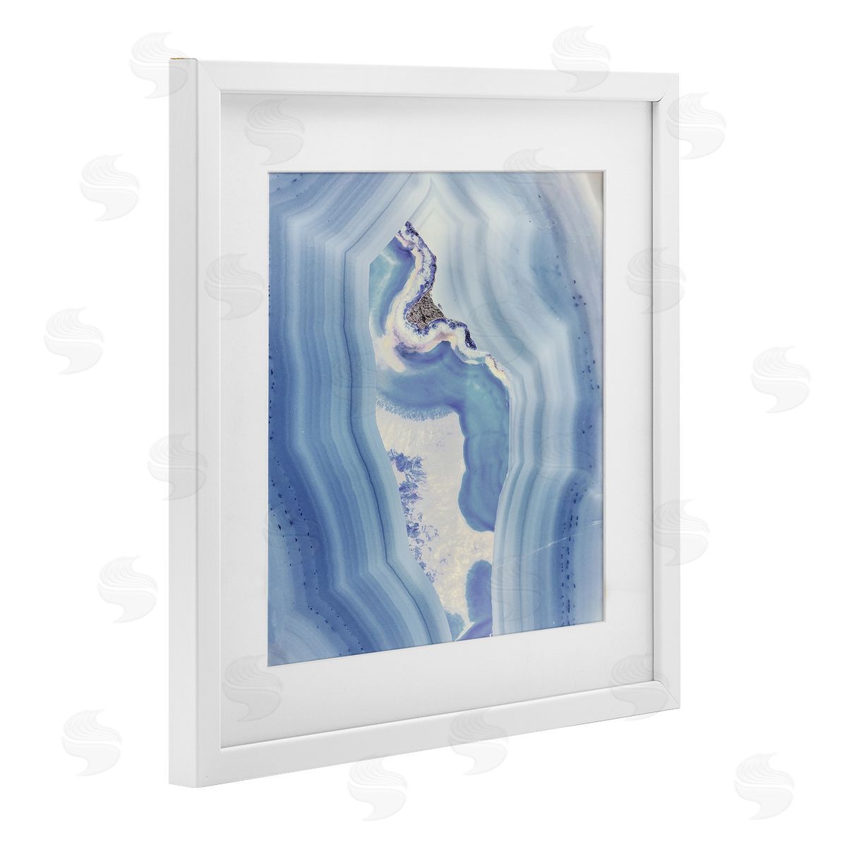 Sophie 6 Bound In Blue Geode Canvas Wall Art Print